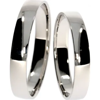 Prsten Zlatnictví Helios Snubní prsteny bílé zlato L-340/B