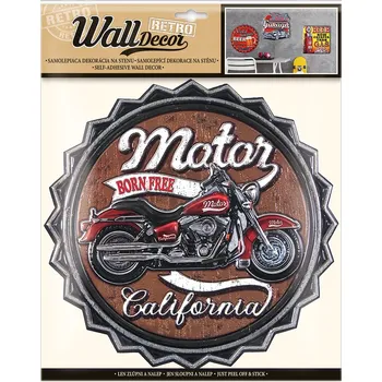 Samolepící dekorace ARGUS Nálepka na zeď Motor 23160005