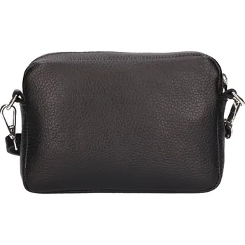 Kabelka Dámská kožená crossbody kabelka Italia Marika - černá