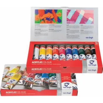 Speciální výtvarná barva Sada Van GOGH akrylové barvy 10x40 ml v krabičce