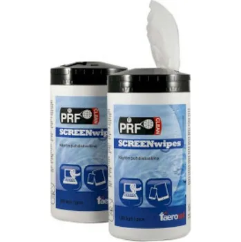 Antistatické utěrky na čištění obrazovky PRF, 100ks