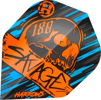 Příslušenství pro šipky Harrows Letky Savage - No2 - Orange F4273