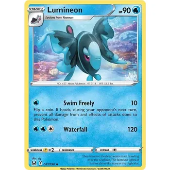 Sběratelská karetní hra Lumineon 041/196 - Lost Origin Typ karty: Reverse Holo