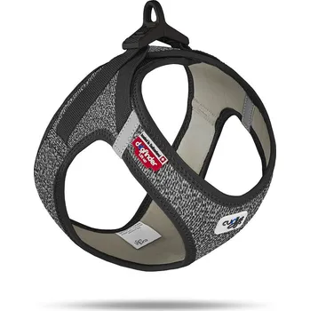 Postroj pro psa CURLI Postroj pro psy se sponou Merino vlna Black 2XS, 2-4 kg