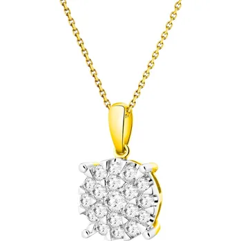 Přívěsek Zlatý přívěsek s brilianty - 0,35 ct - ryzost 585 - 151.323