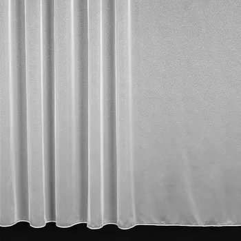 Záclona Záclona sablé DREHER žíhaná s olůvkem, bílá, výška 140cm ( v metráži)