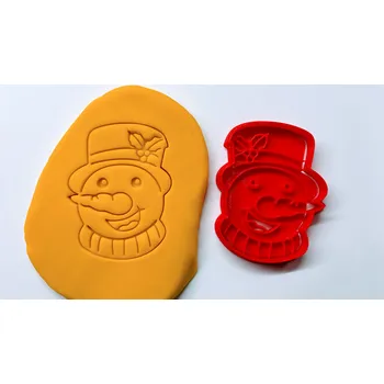 Vánoční dekorace Sněhulák #5 vánoční vykrajovátko