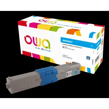 OWA Armor toner kompatibilní s OKI 46490607, 6000st, modrá/cyan K18496OW