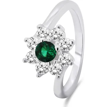 Prsten Brilio Silver Krásný stříbrný prsten se zirkony RI053WG 54 mm + 2 měsíce na vrácení zboží