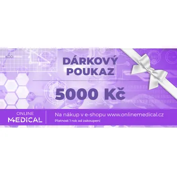 Dárková visačka Dárkový poukaz OnlineMedical - 5000 Kč