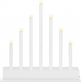 Vánoční svícen Springos CL0851 7 LED teplá bílá 20,5 cm