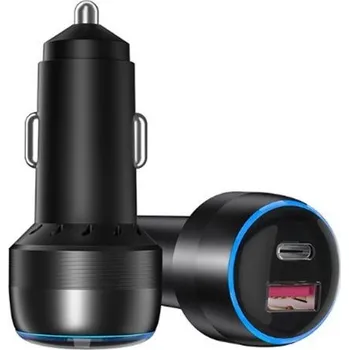 Autoadaptér USB + USB-C, 18W 12V, quick charge