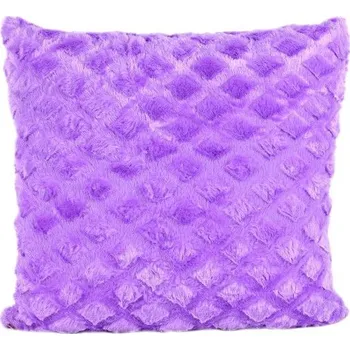 Povlak na polštářek Vytlačovaný povlak na polštář - fialový