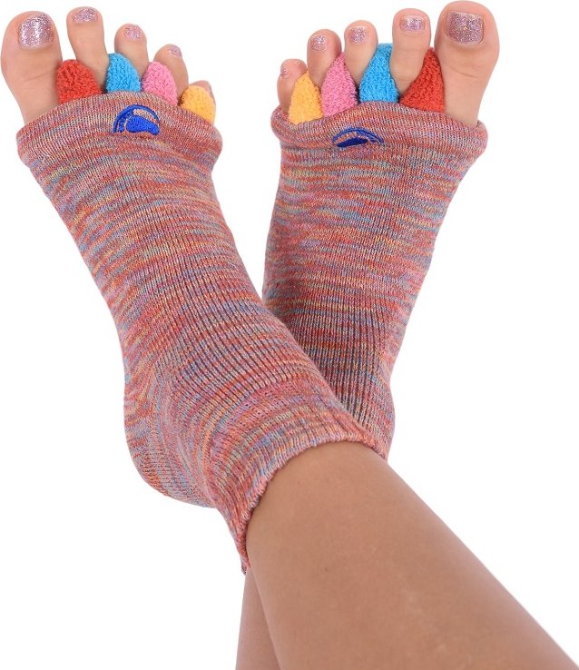 HAPPY FEET Adjustační ponožky MULTICOLOR vel.M (vel.39-42)