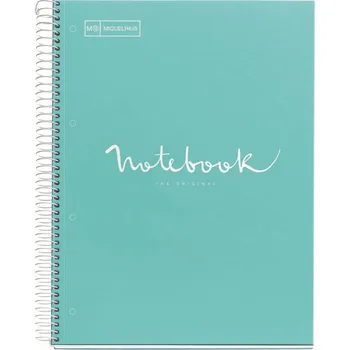 Poznámkový blok Miquelrius Emotions, A4, 80 listů, linka, světle modrý