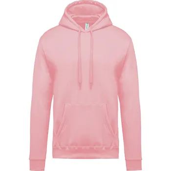 Pánská mikina KARIBAN Pánská mikina s kapucí K476 Velikost: 4XL, Barva: světle růžová