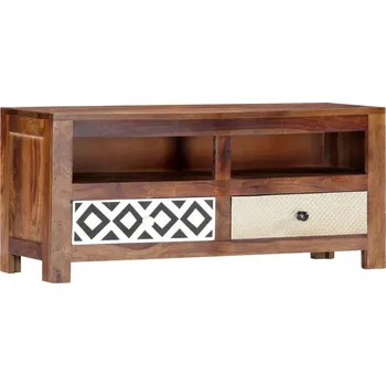 Televizní stolek vidaXL TV stolek 90 x 30 x 40 cm masivní akáciové dřevo [247734]