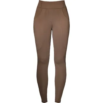 Jezdecké kalhoty EQUESTRIAN STOCKHOLM Legíny Compression Champagne Equestrian Stockholm, s gripem, dámské, beige L