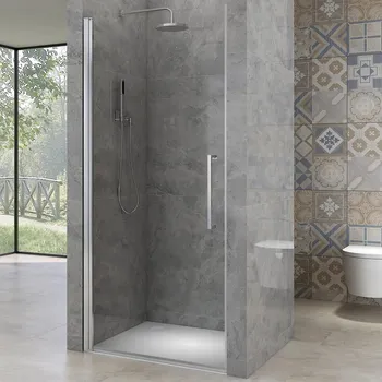 Sprchové dveře WellMall AVER 68-72 Čiré Sprchové dveře otevírací jednokřídlé, skladem