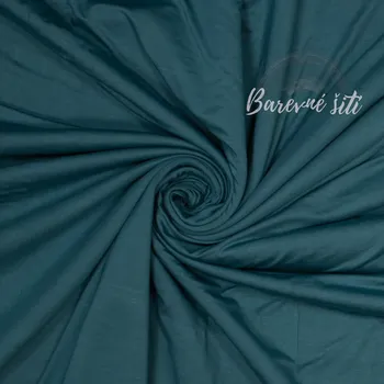 Bambusový úplet Petrol BIO (E) (Měkké a hebké bambusové úplety)