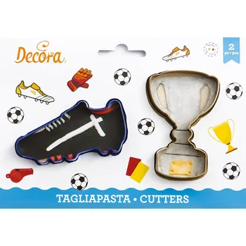 Vykrajovátko Vykrajovátka na pečení 2 ks s motivem fotbal - Dekora de0255208