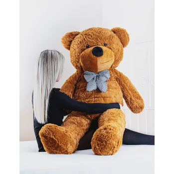 plyšák The Bears® Velký plyšový medvěd 160 cm – TMAVĚ HNĚDÝ