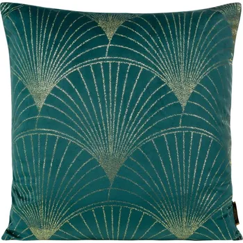 Povlečení Sametový dekorační povlak na polštář BLINK21 45x45cm - tmavě tyrkysový
