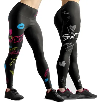 Dámské legíny Dámské funkční legíny SWPT137 GRAFITY