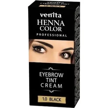 Přípravek na oči Venita Henna Color barva na obočí 30 ml černá 1.0