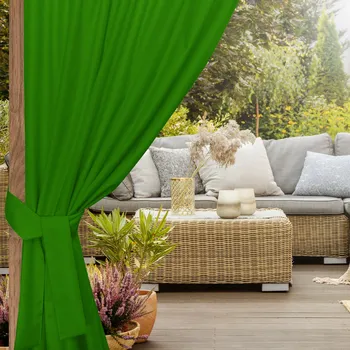 Zahradní dekorace Zahradní závěs do altánu trávově zelený - 31 Rozměr závěsu: 155x200cm