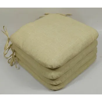 Podsedák Nábytek PEGAS Sedák 40x40 cm látka béžový melír - set 4 kusy