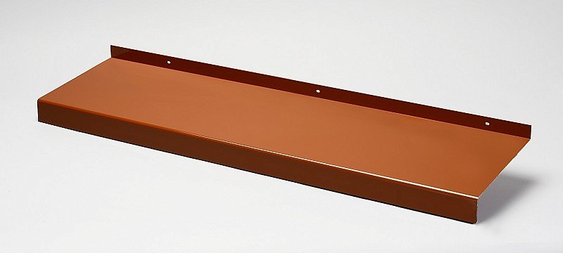 Venkovní parapety Alu tažené 40 mm nos Světle hnědá RAL8003 šířka 50mm