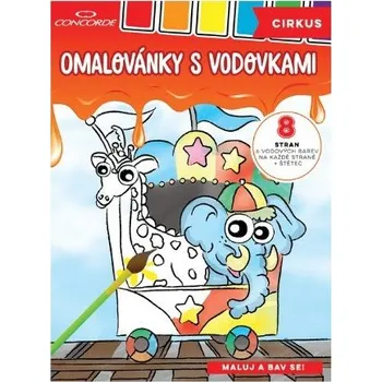omalovánky Omalovánky s vodovkami Cirkus A4 A430