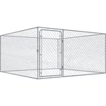 vidaXL Venkovní psí kotec pozinkovaná ocel 2 x 2 x 1 m [170819]