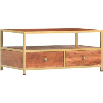 Konferenční stolek vidaXL Konferenční stolek 90 x 50 x 40 cm masivní akáciové dřevo [286187]