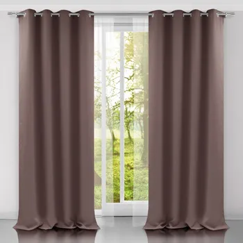 Závěs Hotový Blackout stínící závěs mocca Uchycení závěsu: Řasící páska