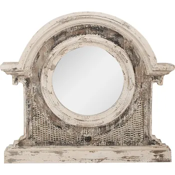 Zrcadlo Nástěnné hnědé dřevěné zrcadlo Avolio - 89*8*82 cm