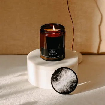 Svíčka Svíčkuj Sójová svíčka Santal | 180ml