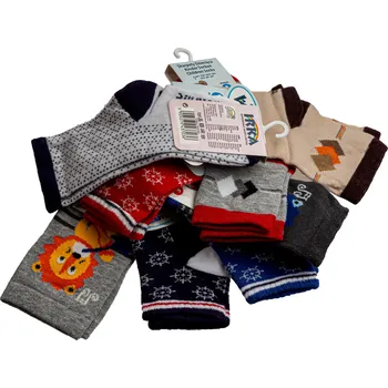 Dětské ponožky pro chlapce, mix barev vel. 80-86