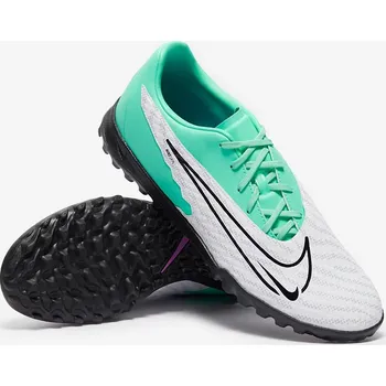 Turfy Dětské turfy Nike Phantom GX Club bílá/zelená (2uk/ 34EU/ 21,5cm)