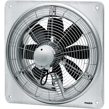Průmyslový ventilátor Maico EZQ 50/8 B výkonný jednofázový průmylový nástěnný axiální ventilátor s možností zpětného chodu