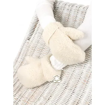 Rukavice Rukavice z ovčí vlny dospělé XS-L bílé, Barevné varianty Bílá, Velikosti S 200-100-00002