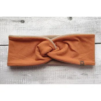 Organizér oblečení Čelenka zimní křížená hnědá - Houba