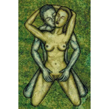 Diamantové malování Diamantové malování - Erotika 3 Velikost: 40x60cm, Rámování: Pouze srolované plátno, Diamanty: Kulaté