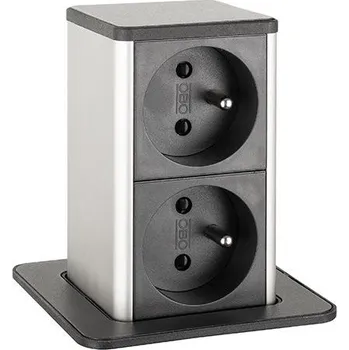 Elektrická zásuvka STRONG PowerUp zásuvka, 2x230V, Černá, Fr