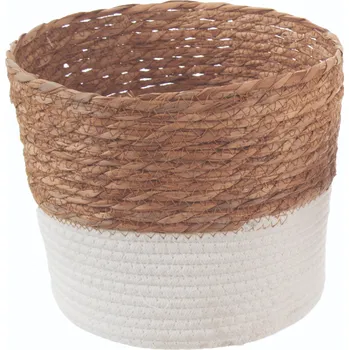 Nákupní košík Košík kukuřicový list velký 23x23x21 cm