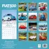 Kalendář Avonside Publishing Nástěnný kalendář Fiat 500 2024