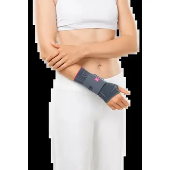 Bandáž zápěstí s dlahou Manumed active—Velikost I, stříbrná, pravá