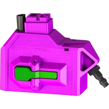 Airsoft CTM TAC CTM HPA Hi-Capa adaptér na zásobníky AEG M4 - Fialová / zelená