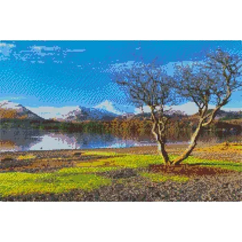 Diamantové malování Diamantové malování - Keswick, Anglie 2 Velikost: 40x60cm, Rámování: Pouze srolované plátno, Diamanty: Kulaté